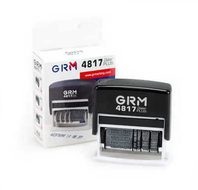 GRM 4817 PLUS РУС. Датер с 12 бухгалтерскими терминами